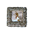 Enfeite De Natal Porta Retrato Dourado Com Pérolas 10cm | Nat